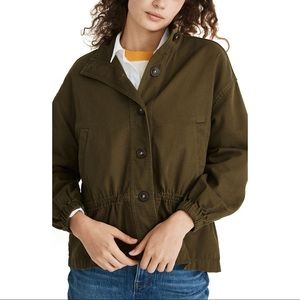 Madewell Highbury Military Kale Color Jacket size XS